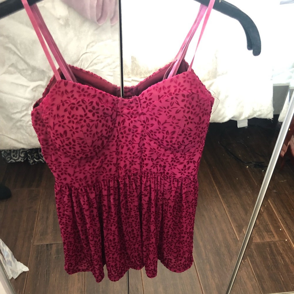 Deep pink tank top